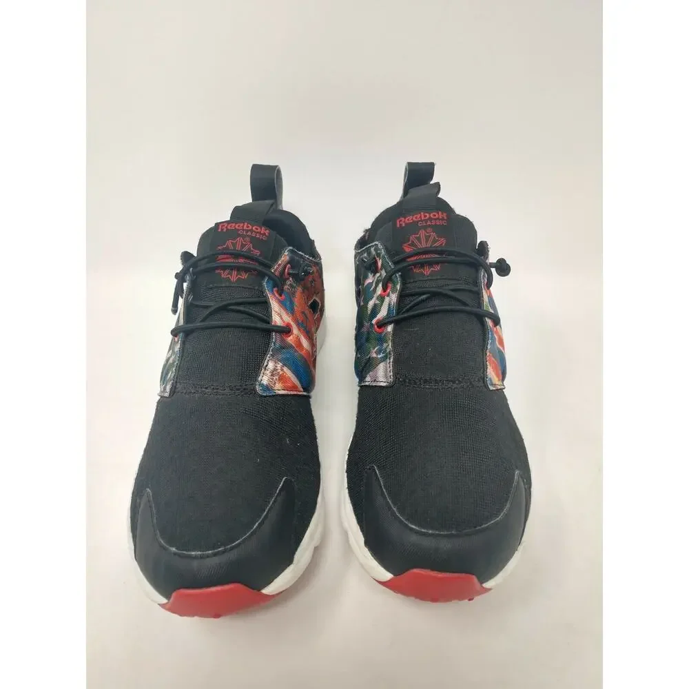 Reebok 3D Ultralite Men' size 6 Shoes Black Multicolored Stars Stripes Athletic